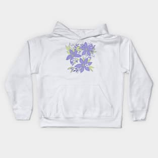 Calming Clematis Kids Hoodie